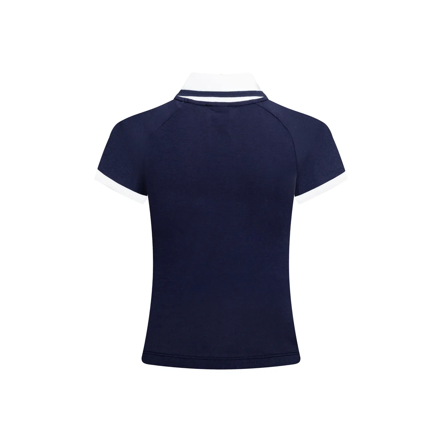 Song Yuqi Same Style Clover Retro Polo Short Sleeve | A must-have for sweet and cool girls! ! The best version: waist-cutting + slightly short design, perfectly outlines the waistline, even a small person can wear it with a three-quarter proportion, and become a energetic girl in an instant. The color matching is super eye-catching: the white with red Navy Blue contrasting color model is lively and age-reducing; the Navy Blue with white color model is calm and white, and can be matched with the In Stock style for couples and girlfriends. Quality benchmarking counters support inspection, and the price is beautiful ~ Buy early and look beautiful early, rely on it to create a flattering look this summer! Style number: A 188# Color: White Navy Blue Size: S-XL